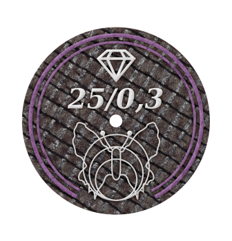 Diamant-Trennscheibe 25/0,3BF Inh. 10 St.